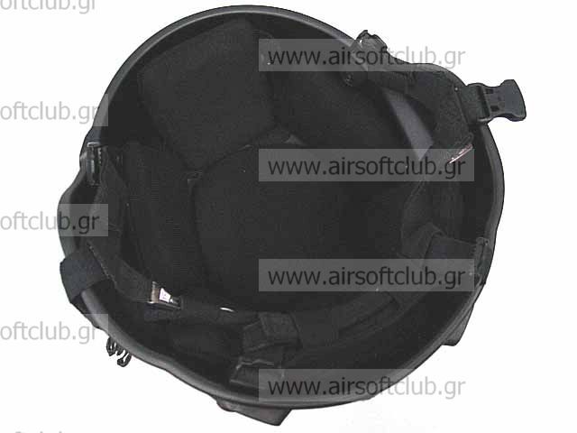 MICH TC-2000 ACH Helmet w/NVG Mount & Side Rail BK